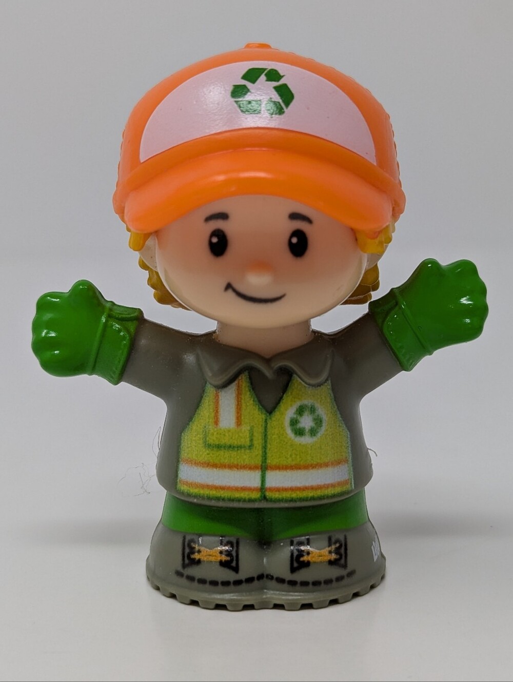 Fisher Price Little People Recycling Truck Worker